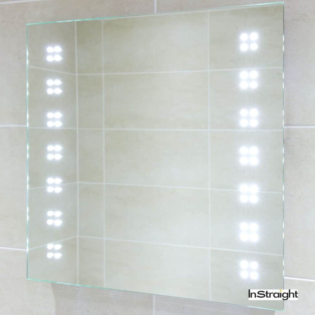 A front lit mirror under title Are Backlit Mirrors Good for Makeup?